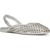 Kate Spade New York Slingback Flat In Silver
