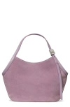 Kate Spade New York Small Deco Suede Tulip Tote In Metallic