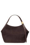 Kate Spade New York Small Deco Suede Tulip Tote In Brown