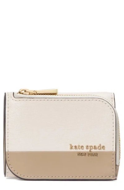Kate Spade New York Small Devin Colourblock Saffiano Leather Card Case