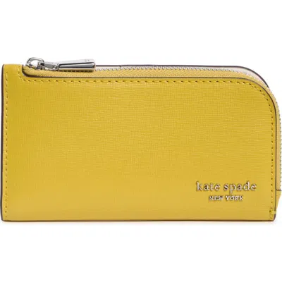 Kate Spade New York Small Devin Saffiano Leather Bifold Wallet In Tigers Eye