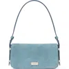 Kate Spade Liv Denim Suede Shoulder Bag