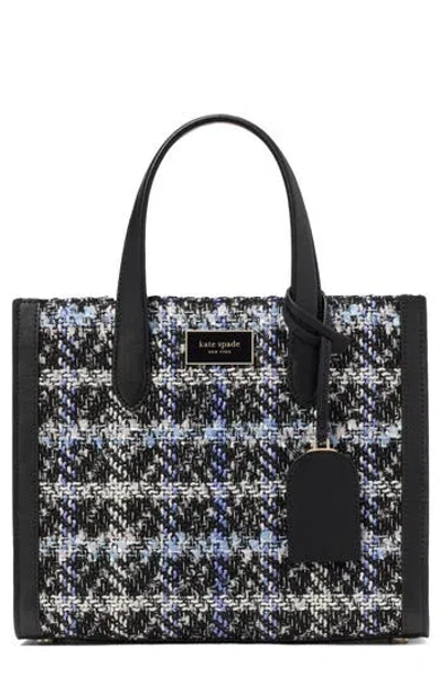 Kate Spade New York Small Manhattan Plaid Tweed Tote In Multi