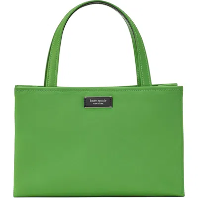 Kate Spade Small Sam Icon Convertible Recycled Nylon Tote In Ks Green