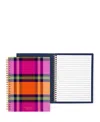 Kate Spade New York Small Spiral Notebook In Grand Plaid Duo