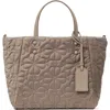 Kate Spade New York Small Tilly Quilted Tote In Gray