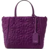 Kate Spade New York Small Tilly Quilted Tote In Purple