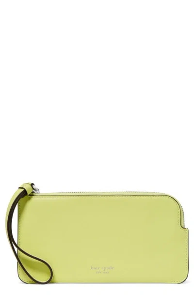 Kate Spade New York Small Zippy Pebble Leather Wristlet