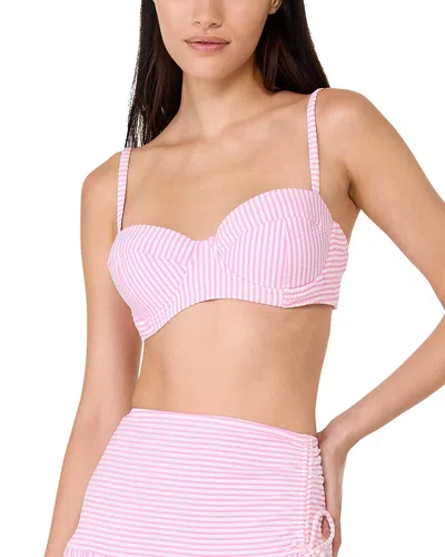 Kate Spade New York Smocked Bra Top In Begonia Blush