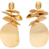 Kate Spade New York Snack Time Potato Chip Statement Drop Earrings