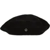 Kate Spade New York Solid Wool Blend Beret In Black