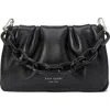 Kate Spade New York Souffle Smooth Leather Crossbody In Black