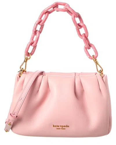 Kate Spade New York Souffle Smooth Leather Crossbody In Pink
