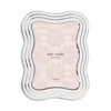 Kate Spade New York South Street Silver Wavy Frame 5 X 7 In Metallic