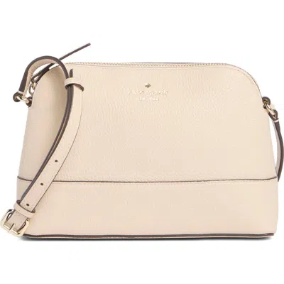 Kate Spade New York Southport Ave Hannah Leather Crossbody Bag In White