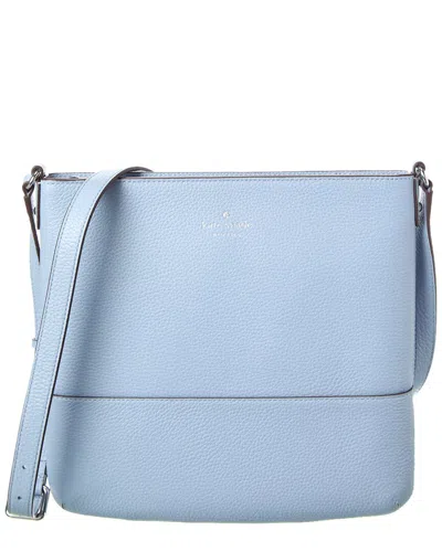 Kate Spade New York Southport Ave Pebbled Leather Cora Crossbody In Blue