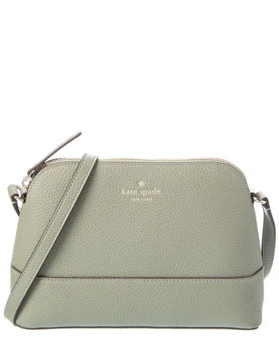 Kate Spade New York Southport Avenue Hanna Leather Crossbody In Black