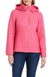 Kate Spade New York Spade Floral Quilted Jacket In Watermelon Pink