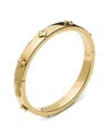 Kate Spade New York Spade Flower Hinge Bangle Bracelet In Gold