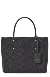 Kate Spade New York Spade Flower Jacquard Tote In Black Multi.