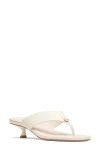 Kate Spade Spade Flower Kitten Heel Sandals In Cream