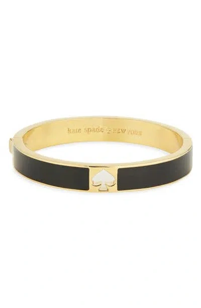 Kate Spade New York Spade Hinge Bracelet In Black