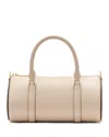 Kate Spade New York Spade Icon Fine Grain Leather Barrel Bag In Milk Glass