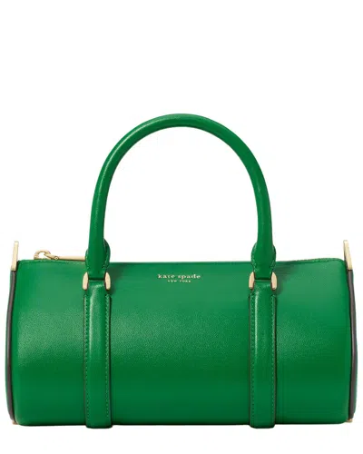 Kate Spade New York Spade Icon Top Handle Leather Shoulder Bag In Green