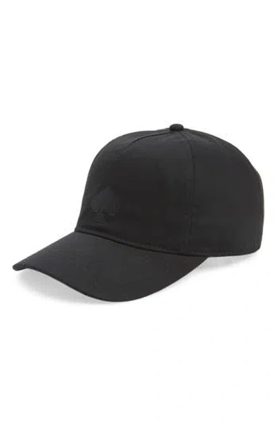 Kate Spade New York Spade Logo Embroidered Baseball Cap In Black