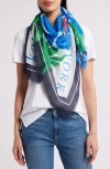 Kate Spade New York Springtime Bloom Square Scarf In Multi