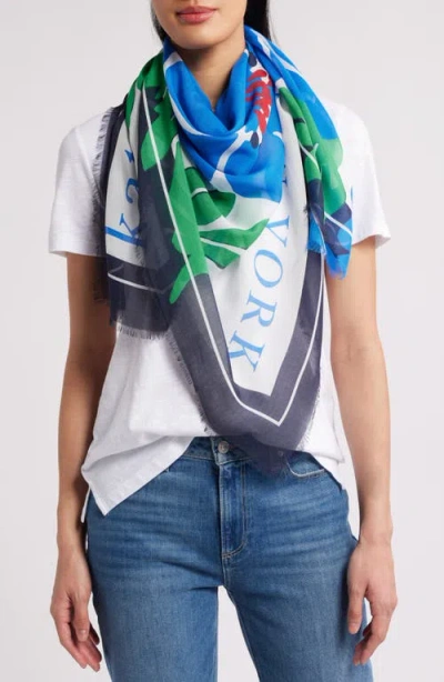 Kate Spade New York Springtime Bloom Square Scarf