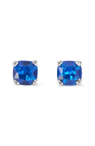 Kate Spade New York Square Cubic Zirconia Stud Earrings In Blue