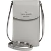 Kate Spade New York Staci North South Flap Phone Case In Nimbus Grey