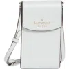 Kate Spade New York Staci North South Flap Phone Case In Stone Path