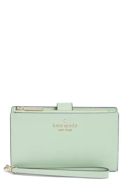Kate Spade New York Staci Phone Wristlet In Green