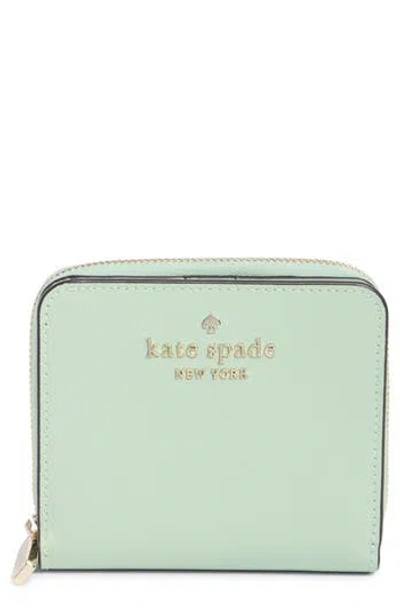 Kate Spade New York Staci Saffiano Leather Wallet In Green