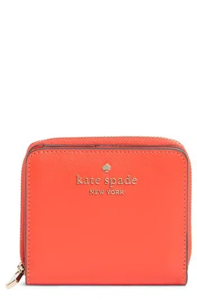 Kate Spade New York Staci Saffiano Leather Wallet In Red