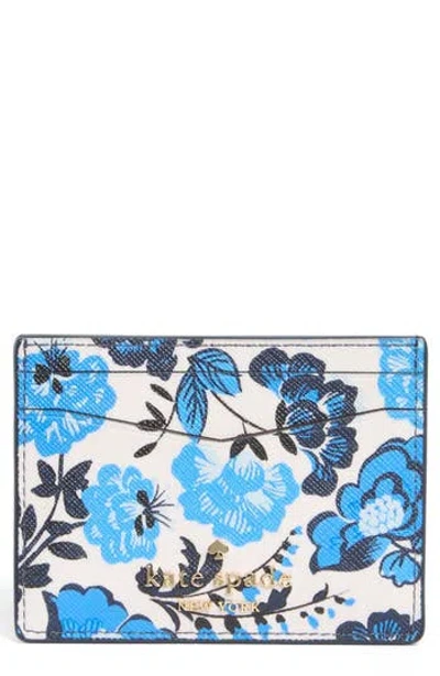 Kate Spade New York Staci Vase Floral Leather Card Case In Multi