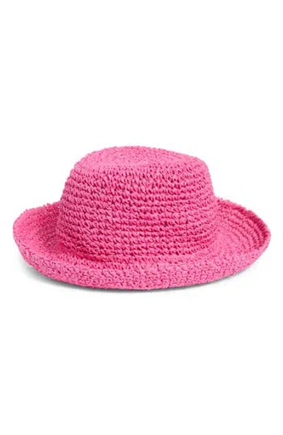 Kate Spade New York Straw Cloche In Pink