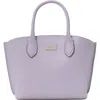 Kate Spade New York Suite Crossgrain Leather Crossbody Bag In Lavender Cream