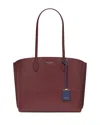Kate Spade New York Suite Leather Tote In Cordovan
