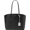 Kate Spade New York Suite Large Leather Tote In Black