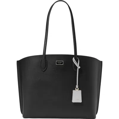Kate Spade New York Suite Large Leather Tote In Black