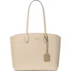 Kate Spade New York Suite Large Leather Tote In Milk Glass Multi