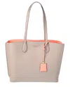 Kate Spade New York Suite Large Leather Work Tote In Neutral