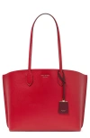 Kate Spade New York Suite Leather Tote In Chery Rogue Multi