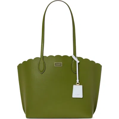 Kate Spade New York Suite Scallop Crossgrain Leather Tote