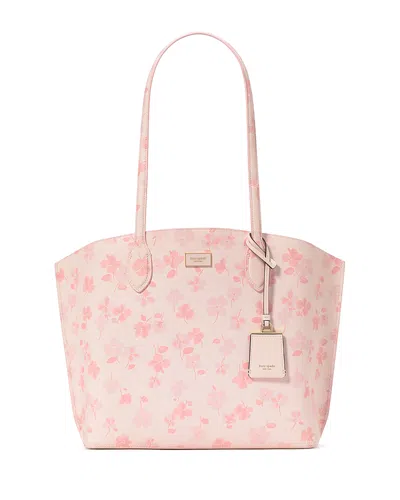 KATE SPADE KATE SPADE NEW YORK SUITE SPRING PANSIES LARGE TOTE