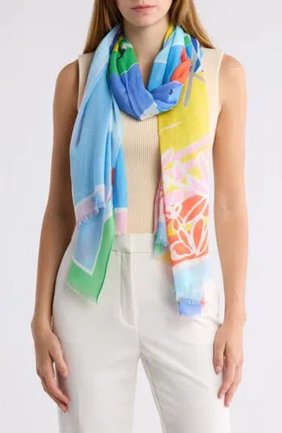 Kate Spade New York Summer Day Oblong Scarf In Multi