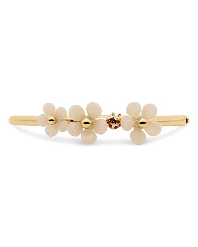 Kate Spade New York Summer Daze Flower Cuff Bracelet In Gold